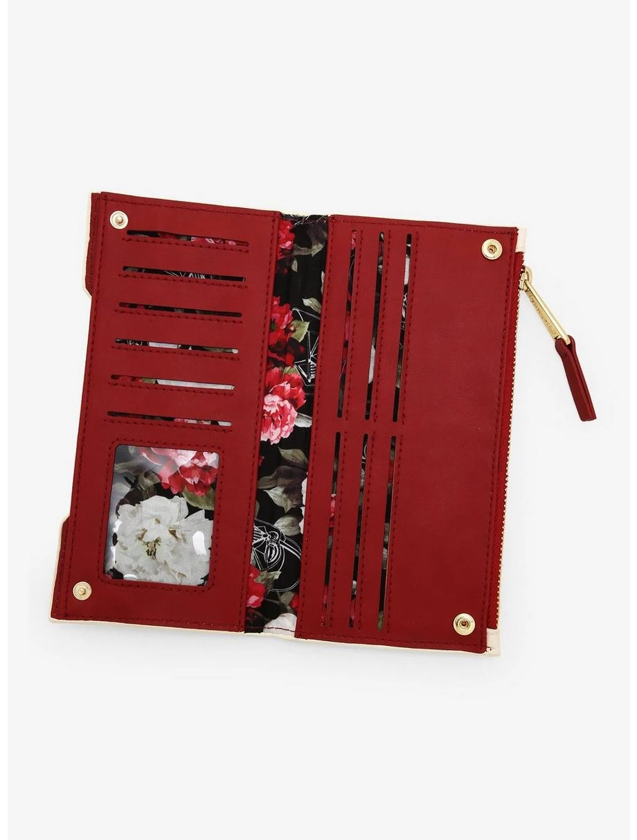 Loungefly Star Wars Darth Vader Floral Wallet - BoxLunch Exclusive 5 Loungefly Star Wars Darth Vader Floral Wallet - BoxLunch Exclusive - Image 3