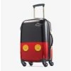 Boxlunch Disney Mickey Mouse Pants Carry On Spinner Hardside Luggage