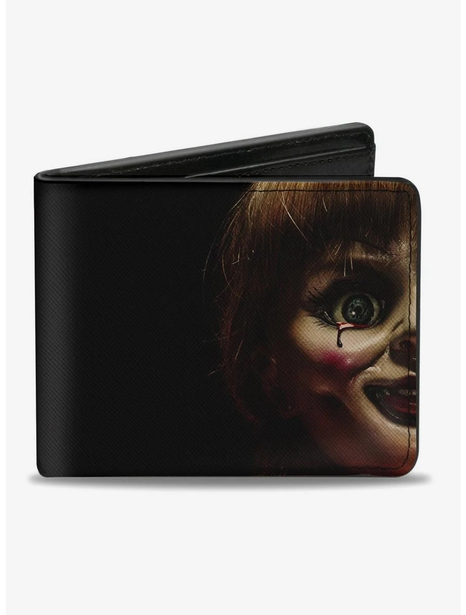 Boxlunch Annabelle Half Face Logo Bi-Fold Wallet 3 Boxlunch Annabelle Half Face Logo Bi-Fold Wallet