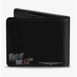 Boxlunch Friday The 13th Jason Mask Close Up Bi-Fold Wallet -Boxlunch-shop 12595758 av1