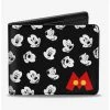 Boxlunch Disney Mickey Mouse Expressions Button Logo Bi-Fold Wallet -Boxlunch-shop 12595780 hi