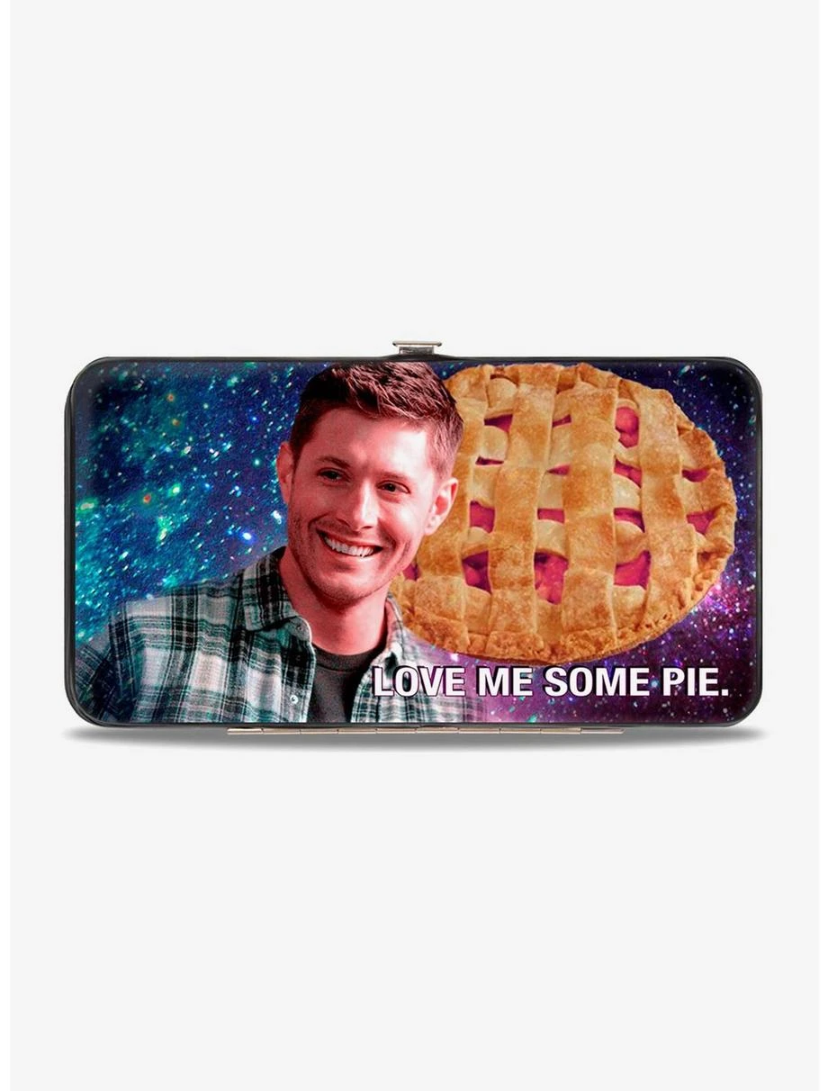 Boxlunch Supernatural Dean Smiling Pie Galaxy Hinged Wallet 3 Boxlunch Supernatural Dean Smiling Pie Galaxy Hinged Wallet