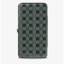Boxlunch Harry Potter Slytherin Crest Heraldry Checkers Hinged Wallet 6 Boxlunch Harry Potter Slytherin Crest Heraldry Checkers Hinged Wallet -Boxlunch-shop 12799889 av1