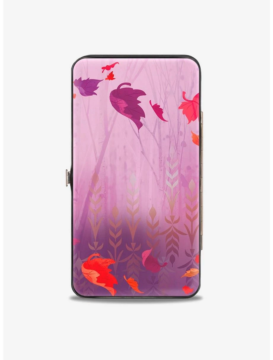 Boxlunch Disney Frozen 2 Anna Swirling Leaves Pose Hinge Wallet 4 Boxlunch Disney Frozen 2 Anna Swirling Leaves Pose Hinge Wallet - Image 2