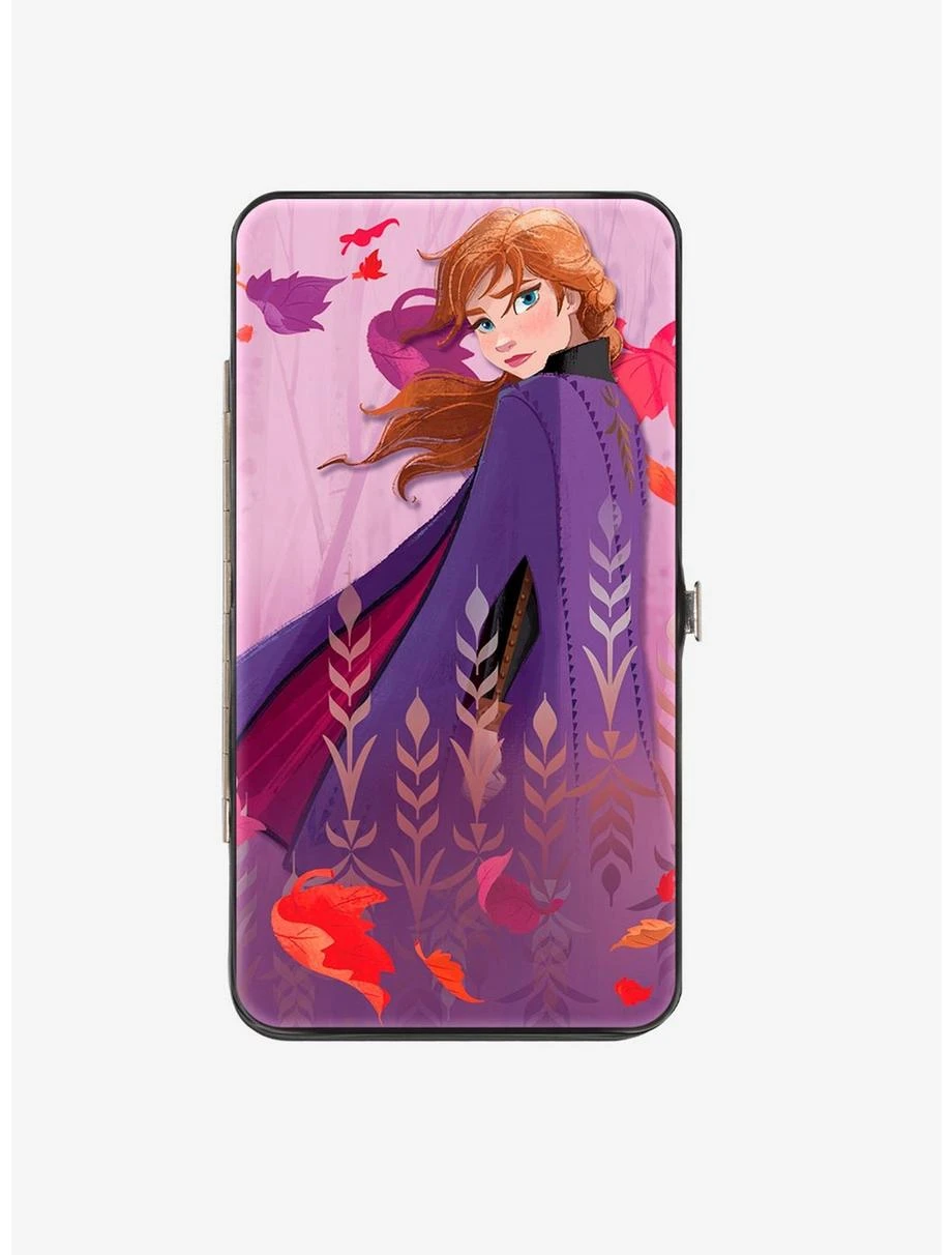 Boxlunch Disney Frozen 2 Anna Swirling Leaves Pose Hinge Wallet 3 Boxlunch Disney Frozen 2 Anna Swirling Leaves Pose Hinge Wallet