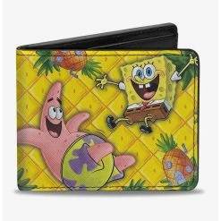 Boxlunch Spongebob Squarepants Patrick Starfish Pose Pineapple Bi-Fold Wallet