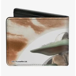 Boxlunch Star Wars The Mandalorian The Child Frown Pose Bifold Wallet -Boxlunch-shop 13363136 av1