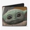 Boxlunch Star Wars The Mandalorian The Child Frown Pose Bifold Wallet -Boxlunch-shop 13363136 hi