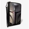 Boxlunch Star Wars The Mandalorian Helmet Women's PU Zip Around Wallet -Boxlunch-shop 13363150 hi