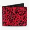 Boxlunch Disney Mulan Black And Red Bifold Wallet -Boxlunch-shop 13716663 hi