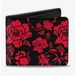 Boxlunch Disney Mulan Dragon And Flowers Bifold Wallet