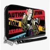Boxlunch DC Comics Birds Of Prey Harley Quinn Caution Hammer Pose Womens Zip Around Wallet -Boxlunch-shop 13729596 hi