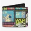 Boxlunch Disney Pixar Movie Mashup Character Scene Blocks Bi-fold Wallet -Boxlunch-shop 13730475 hi