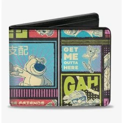 Boxlunch Disney Pixar Movie Mashup Character Scene Blocks Bi-fold Wallet
