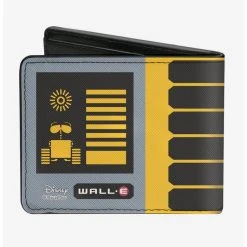 Boxlunch Disney Pixar Wall-E Tread Solar Charge Icon Bi-fold Wallet -Boxlunch-shop 13730489 av1