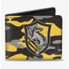Boxlunch Harry Potter Hufflepuff Crest Camo Yellow Bi-fold Wallet 1 Boxlunch Harry Potter Hufflepuff Crest Camo Yellow Bi-fold Wallet -Boxlunch-shop 13730505 hi