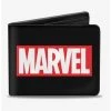 Boxlunch Marvel Black And Red Logo Bifold Wallet -Boxlunch-shop 13730513 hi