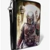 Boxlunch Star Wars The Mandalorian Stormtrooper Stake Helmets Scene Womens Zip Around Wallet -Boxlunch-shop 13730572 hi