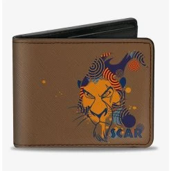 Boxlunch Disney The Lion King Scar Face Sketch Bifold Wallet