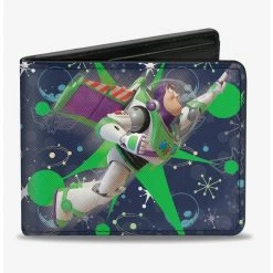 Boxlunch Disney Pixar Toy Story Buzz Lightyear Flight Space Ranger Logo Bifold Wallet