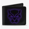 Boxlunch Marvel Black Panther Icon Outline Bifold Wallet -Boxlunch-shop 14222324 hi