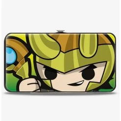 Boxlunch Marvel Loki Kawaii Monogram Hinge Wallet