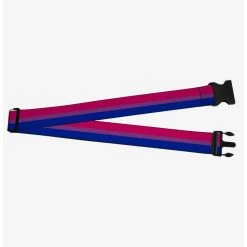Boxlunch Bisexual Flag Luggage Strap