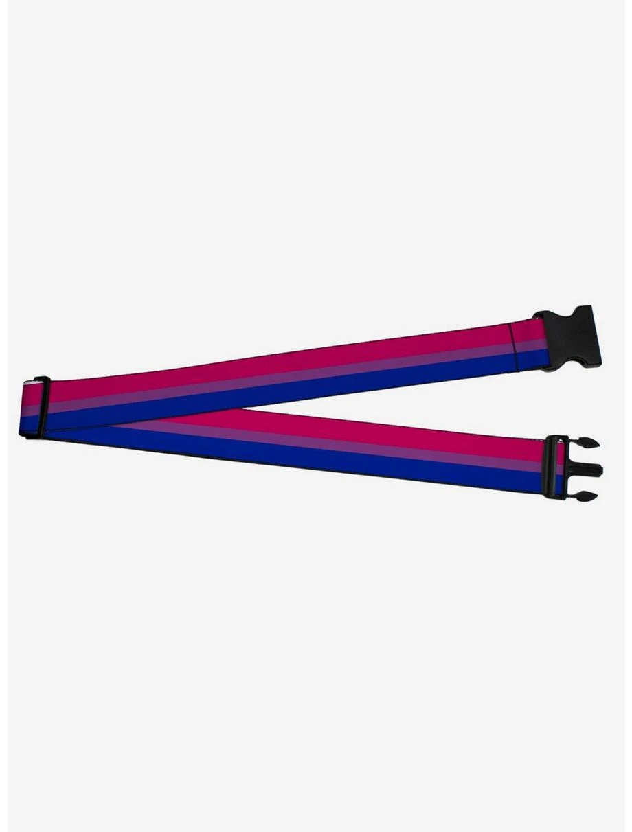 Boxlunch Bisexual Flag Luggage Strap 3 Boxlunch Bisexual Flag Luggage Strap