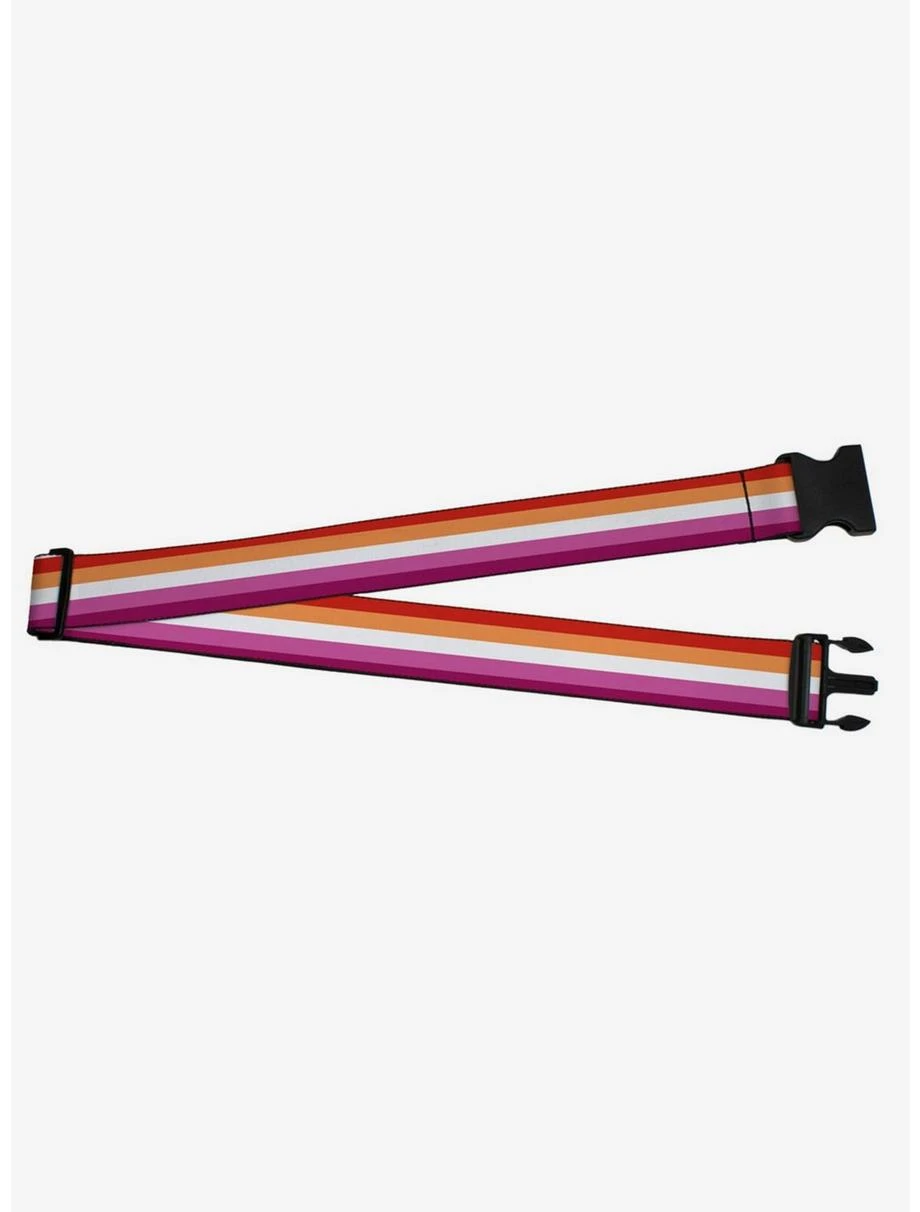 Boxlunch Lesbian Flag Luggage Strap 3 Boxlunch Lesbian Flag Luggage Strap
