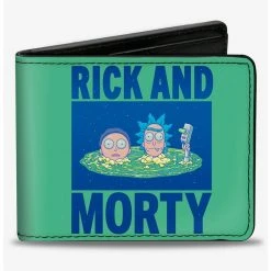 Boxlunch Rick And Morty Floating Portal Bifold Wallet