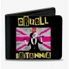 Boxlunch Disney Cruella Laughing Cruell Britannia Union Jack Bifold Wallet -Boxlunch-shop 15948444 hi