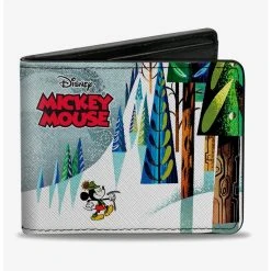 Boxlunch Disney Mickey Mouse Beware The Yeti Bifold Wallet