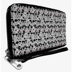 Boxlunch Disney Mickey Mouse Blocks Zip Around Wallet