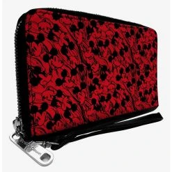 Boxlunch Disney Mickey Mouse Melting Zip Around Wallet