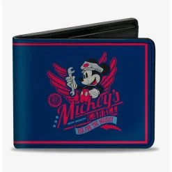 Boxlunch Disney Mickey Mouse Mickeys Garage Original Bifold Wallet