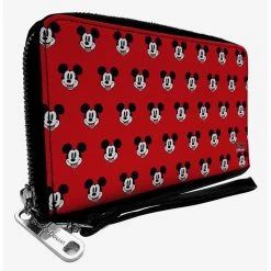 Boxlunch Disney Mickey Mouse Monogram Zip Around Wallet
