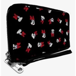 Boxlunch Disney Minnie Mouse Toss Print Zip Around Wallet