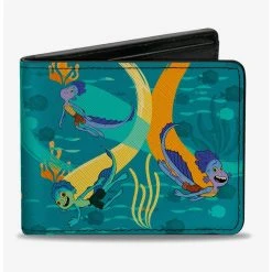 Boxlunch Disney Pixar Luca And Alberto Sea Monsters Swimming Bifold Wallet