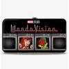 Boxlunch Marvel Wandavision Cartoon Scarlet Witch And Vision Television Hinge Wallet -Boxlunch-shop 15948834 hi