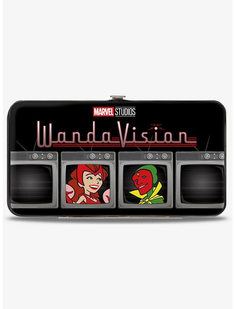 Boxlunch Marvel Wandavision Cartoon Scarlet Witch And Vision Television Hinge Wallet 3 Boxlunch Marvel Wandavision Cartoon Scarlet Witch And Vision Television Hinge Wallet