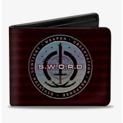 Boxlunch Marvel Wandavision Sword Logos Bifold Wallet