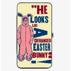 Boxlunch A Christmas Story Ralphie Deranged Easter Bunny Hinge Wallet