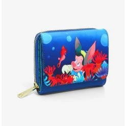 Loungefly Disney Pinocchio Underwater Small Zip Wallet - BoxLunch Exclusive