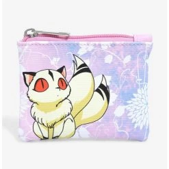 InuYasha Kirara Floral Tie-Dye Coin Purse - BoxLunch Exclusive
