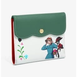 Studio Ghibli Howl’s Moving Castle Floral Hats Small Wallet - BoxLunch Exclusive
