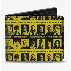 Boxlunch DC Comics The Suicide Squad Caution Block Bifold Wallet