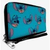 Boxlunch Disney Lilo & Stitch Stitch Toss Print Zip Around Wallet -Boxlunch-shop 16926418 hi