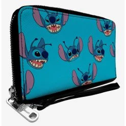 Boxlunch Disney Lilo & Stitch Stitch Toss Print Zip Around Wallet