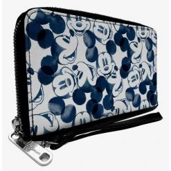 Boxlunch Disney Mickey Mouse Impressions Zip Around Wallet