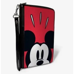 Boxlunch Disney Mickey Mouse Shock Close Up Zip Around Wallet